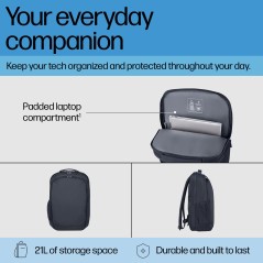 HP Classic 16 Evday Odyssey Gray - Sleek, Stylish & Perfect for Everyday Use - 0198122601967